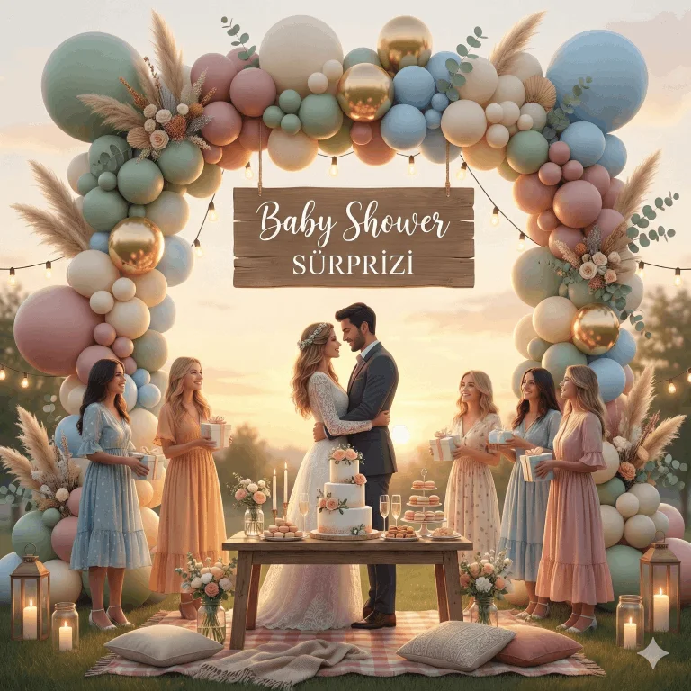 Baby Shower Balon Süsleme