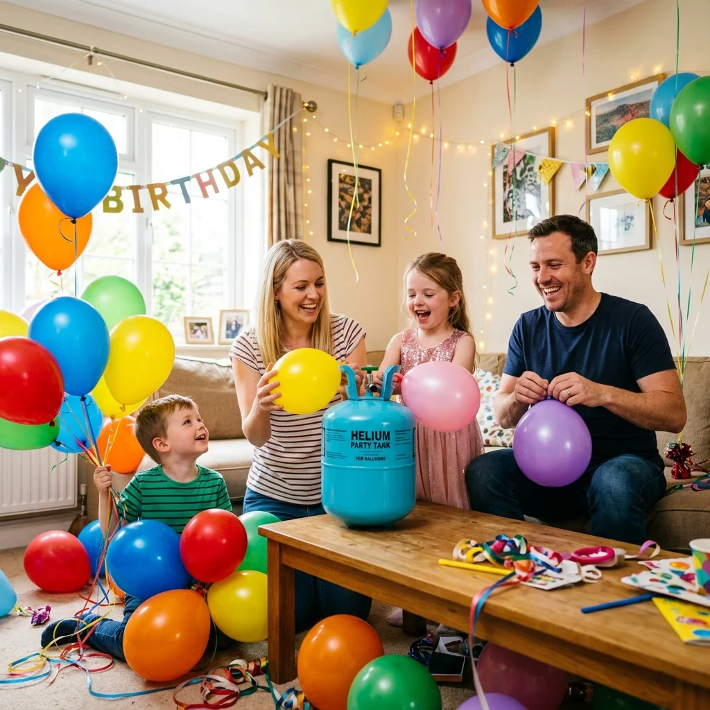 Helyum Tüpü ile Kendi Uçan Balonunuzu Şişirme Rehberi