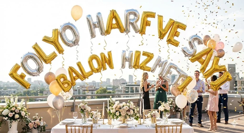 Folyo Harf Sayı Balon