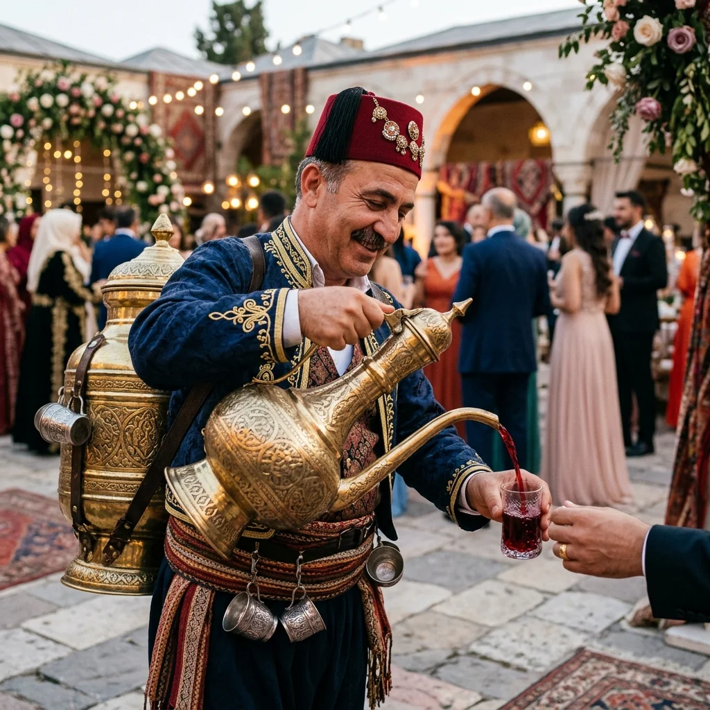 Sünnet ve Düğünlerde Geleneksel Osmanlı Şerbetçisi Kiralama