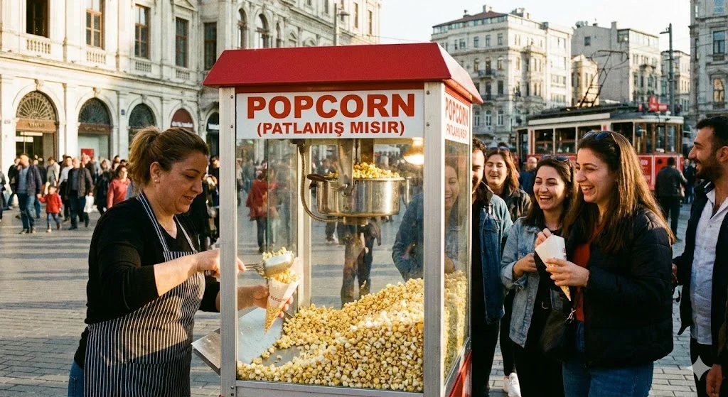 Popcorn Arabası